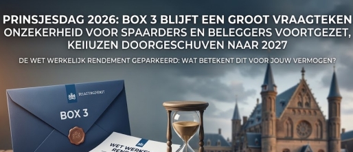 Prinsjesdag 2026: box 3 schuift door, dit betekent het voor jouw geld