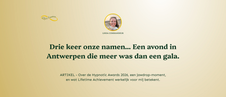 Drie keer onze namen. Allebei. Een avond in Antwerpen die meer was dan een gala.