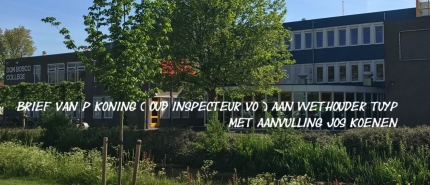 Brief P Koning ( oud inspecteur VO )