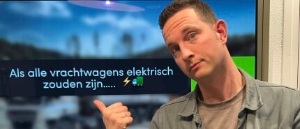 Alle vrachtwagens elektrisch: hoeveel stroom hebben we dan nodig?