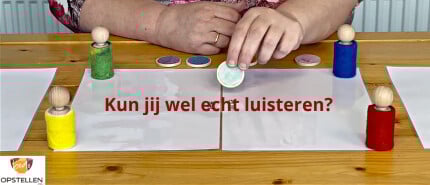 luister je echt of wacht je op je beurt