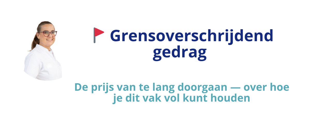De prijs van te lang doorgaan — over hoe je dit vak vol kunt houden