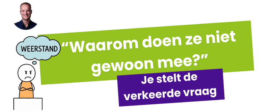 Waarom doen ze niet gewoon mee?