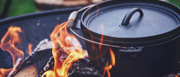 Draußen Kochen im Harz