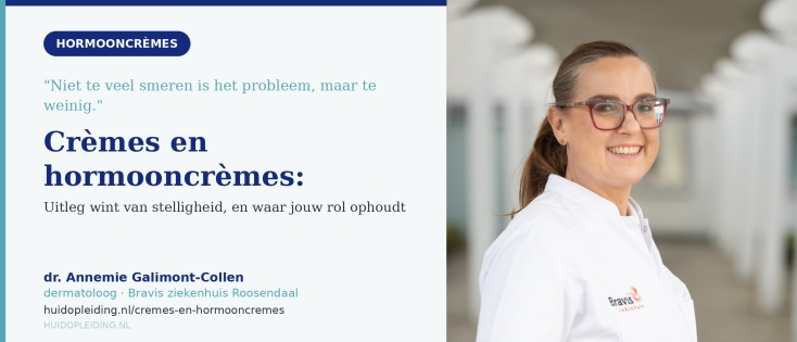 Crèmes en hormooncrèmes: uitleg wint van stelligheid