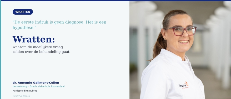 Wratten: de eerste indruk is geen diagnose