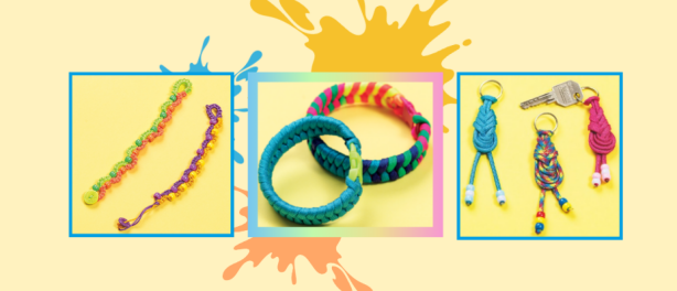 Lesidee: Armband of sleutelhanger knopen