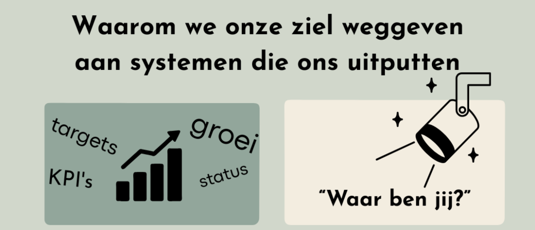 Waarom we onze ziel weggeven aan systemen die ons uitputten