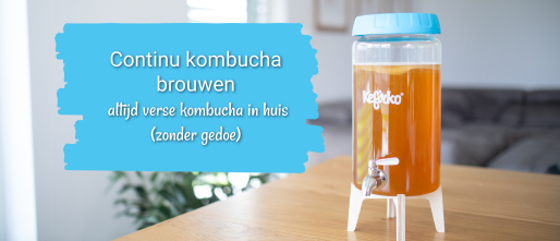 Continu kombucha brouwen: complete handleiding