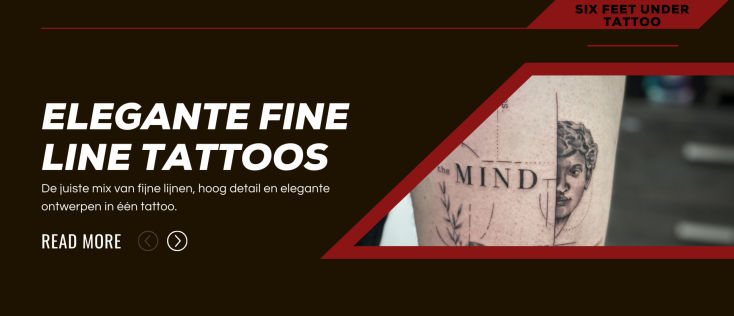 Fine line tattoos een teken van elegantie en vakmanschap