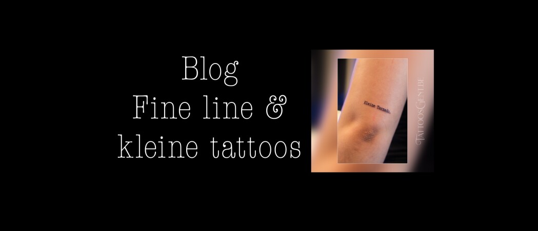 Fine line en kleine tattoos