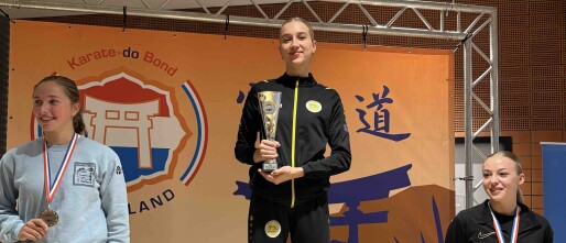 Ashley WINT goud tijdens de Open Nederlandse Kampioenschappen
