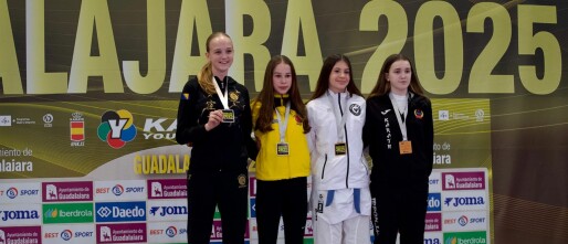 Norah van Keulen GOUD op K1 Youth League Guadalajara