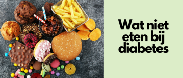 Wat niet eten bij diabetes