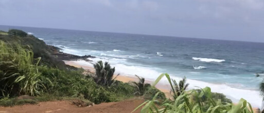 Fietsen langs de Pacific Ocean