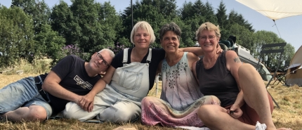 Op visite bij twee vrienden