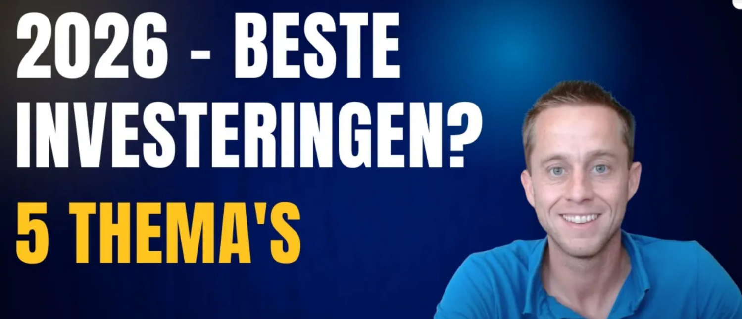 Beste Investeringen 2026: 5 thema’s waar het grote geld in doet ...