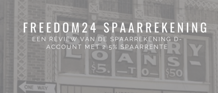 Freedom24 Spaarrekening Review D-Account 3,6% Spaarrente