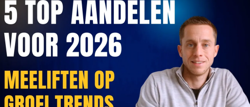 TOP 5 Beste Aandelen voor 2026 – Groei, AI, en Goud