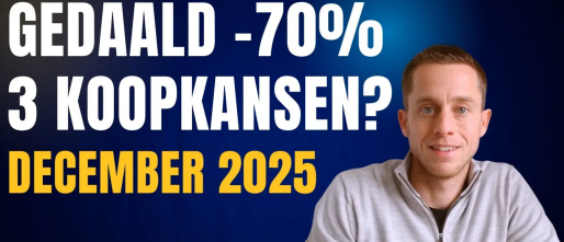 Gedaalde Aandelen tot -70% (December 2025) - 3 Buy the Dip Kansen met Extreme Koersdalingen?
