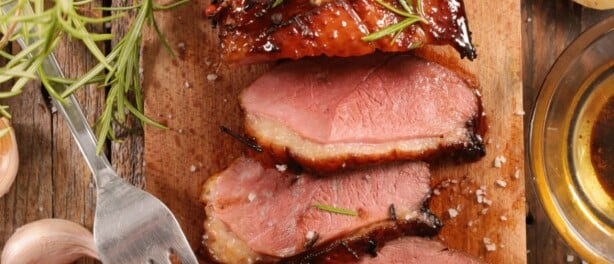Eendenborstfilet met sinaasappelrisotto
