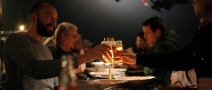 Teamuitje bij de Chi Chi Lounge