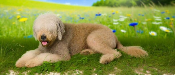 Middelgrote hypoallergene hond