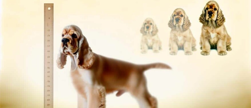 Hoe groot wordt een Cocker Spaniel?