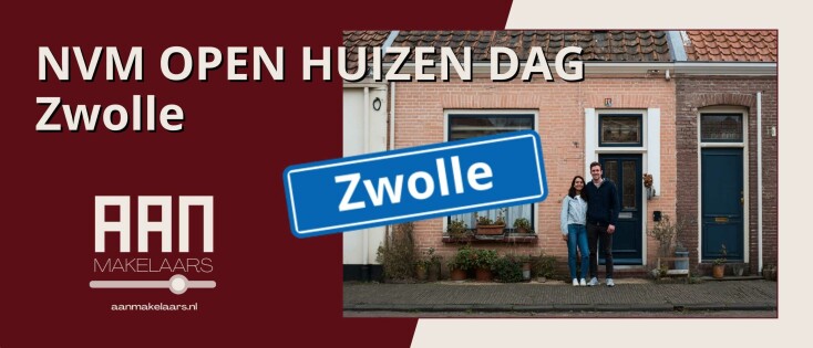 Zwolle met 49 woningen vertegenwoordigd met NVM Open Huizen Dag