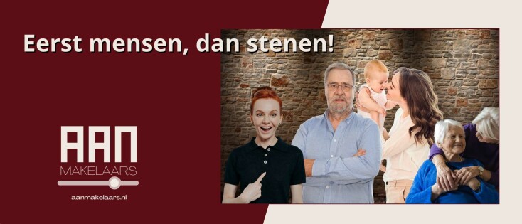 Eerst mensen, dan stenen!