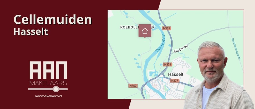Cellemuiden 35 Hasselt – sfeervolle woonboerderij met ruim perceel aan het Zwarte Water