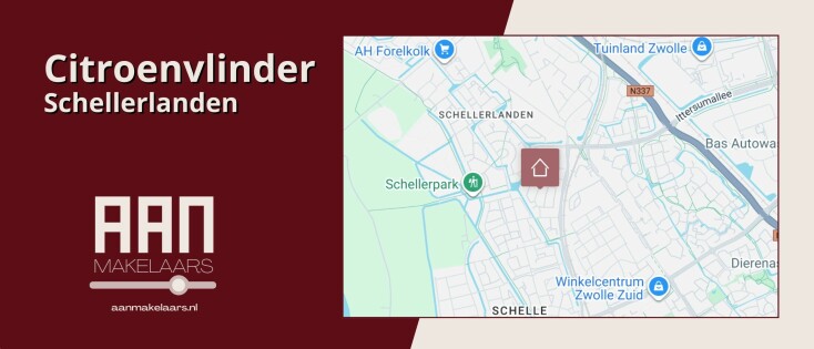 Citroenvlinder 19 Zwolle – gelijkvloers wonen in de groene Vlinderbuurt