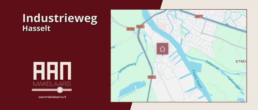 Industrieweg 30 Hasselt – vrijstaande bedrijfswoning met showroom op eigen terrein