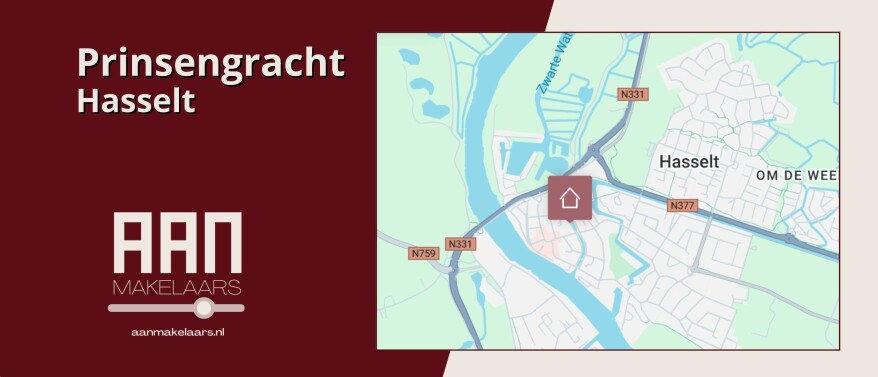 Prinsengracht 7 Hasselt – karakteristiek 17e-eeuws grachtenpand in het hart van de Hanzestad