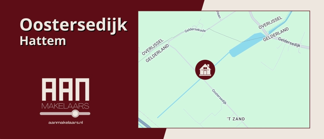 Oostersedijk 10 Hattem – bedrijfswoning met bedrijfsopstallen in het buitengebied