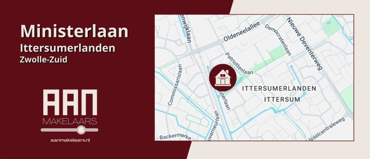 Ministerlaan 114 Zwolle - hoekappartement met balkon en vrij uitzicht in Ittersumerlanden