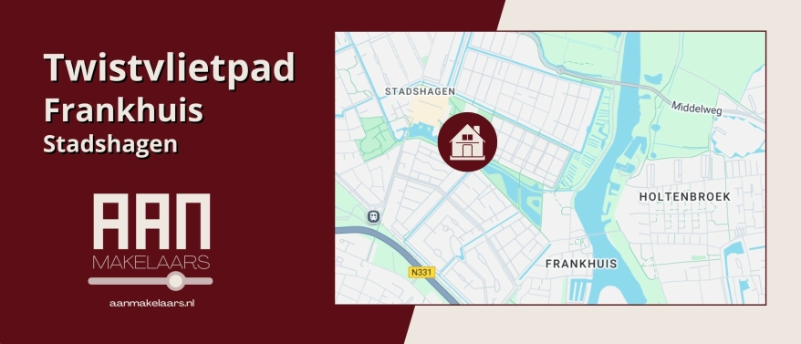 Twistvlietpad 111 Zwolle – ruime gezinswoning met vrij uitzicht op park in Frankhuis