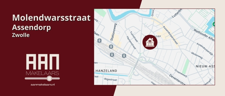 Molendwarsstraat 29-A Zwolle – comfortabel vernieuwd appartement in Oud-Assendorp