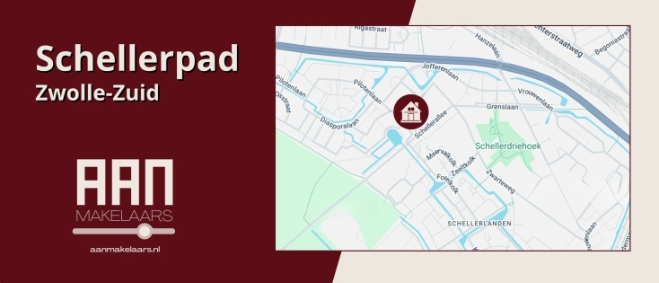 Schellerpad 16 Zwolle – royaal appartement met vrij uitzicht en eigen parkeerplaats