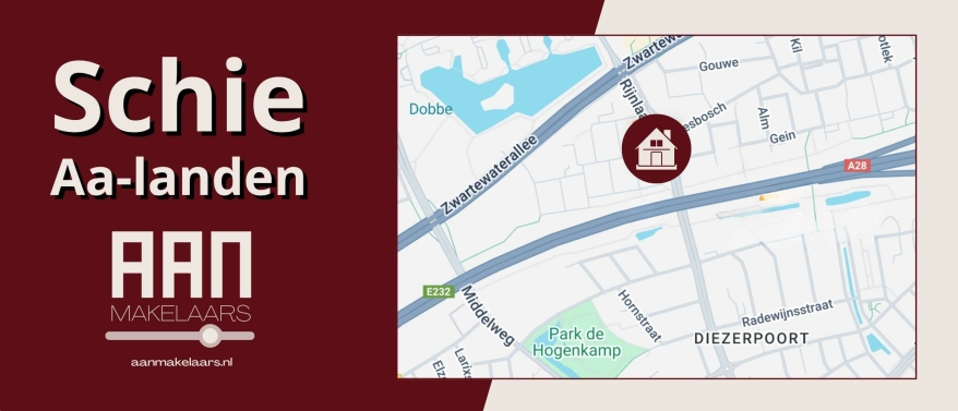 Schie 42 Zwolle Aa-landen-Zuid – ruime tussenwoning met achtertuin op het westen