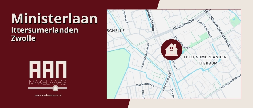 Ministerlaan 146 Zwolle - licht 3 kamer appartement met lift en balkon op het westen