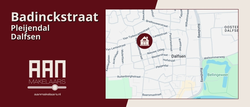 Badinckstraat 15 Dalfsen - tussenwoning met bijkeuken en vier slaapkamers