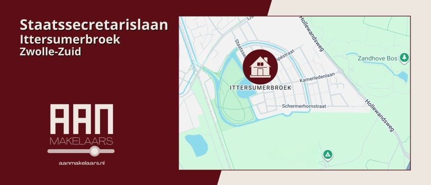 Staatssecretarislaan 61 Zwolle - geschakelde helft van dubbel met vrij uitzicht in Ittersumerbroek