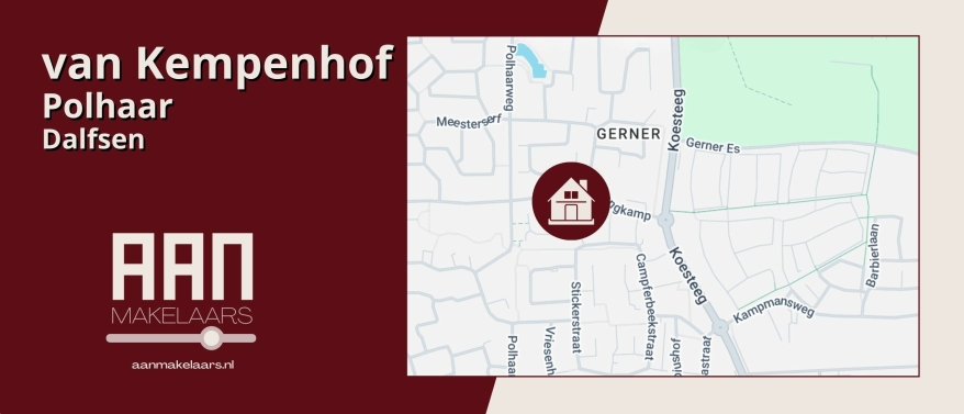 Van Kempenhof 3 Dalfsen - uitgebouwde twee-onder-een-kapwoning met vier slaapkamers in Polhaar