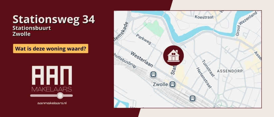 Stationsweg 34 Zwolle – wat is deze woning waard?