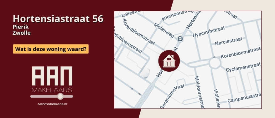 Hortensiastraat 56 Zwolle – wat is deze woning waard?