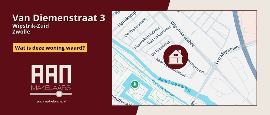 Van Diemenstraat 3 Zwolle – wat is deze woning waard?