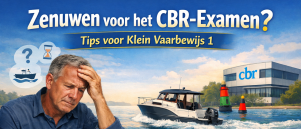 Zenuwen voor het CBR-examen? Handige strategieën voor Klein Vaarbewijs 1