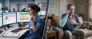 Circulatieklachten zijn de gevaarlijkste klachten om telefonisch te triageren.