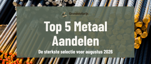 Top 5 interessante metaalaandelen augustus 2026: analyse, kansen en risico’s